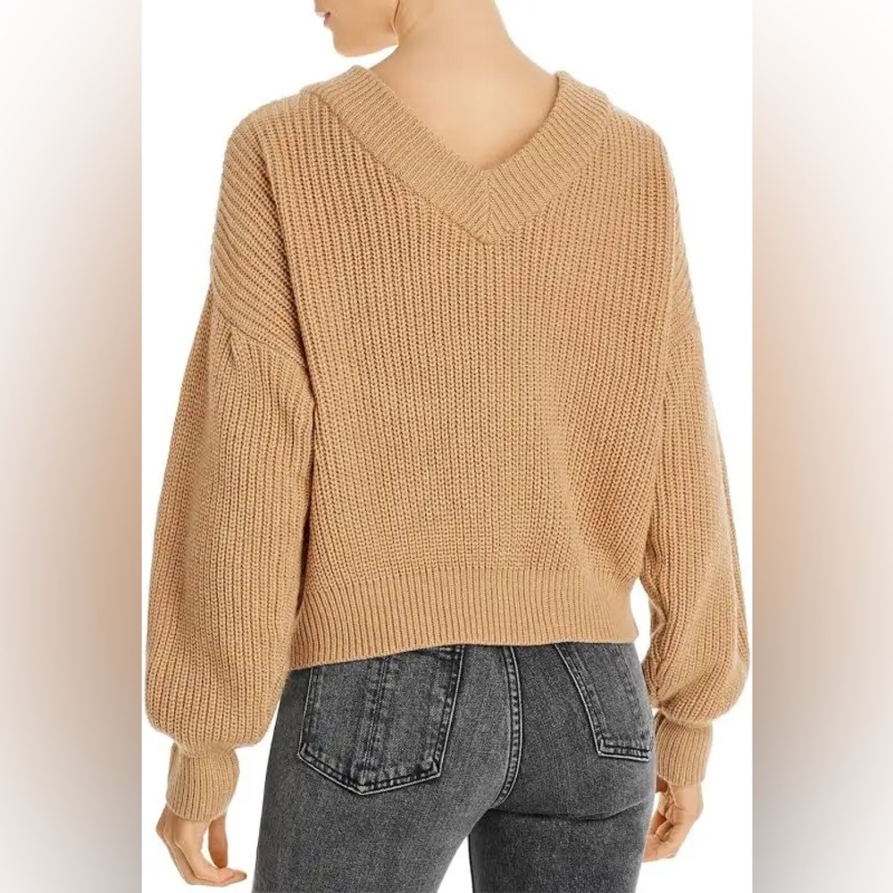 Line & Dot Walnut Ribbed Cardigan - Picture 2 of 10
